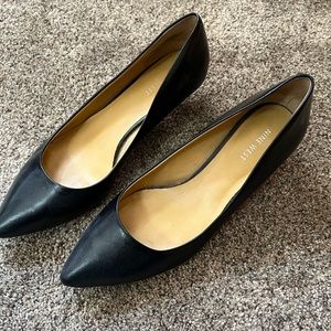 Black Nine West kitten heels size 9 1/2
